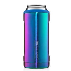 BRUMATE Hopsulator Slim 12oz Can Cooler in Rainbow Titanium